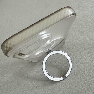 Magnetic Kickstand Case for iPhone 14 Pro | JUESHITUO | Matte Clear